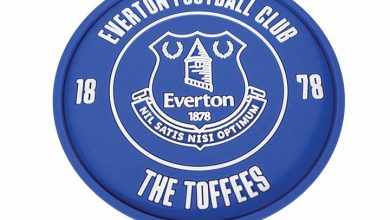 Everton FC Text PVC Coaster
