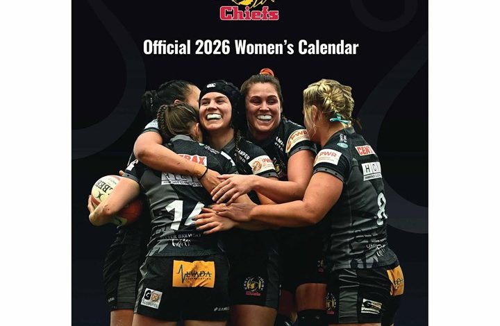 Exeter Chiefs Women A3 Calendar 2026