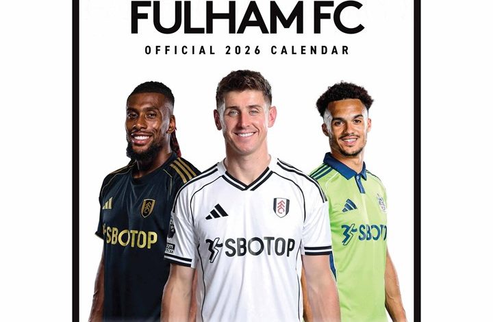 Fulham FC A3 Calendar 2026