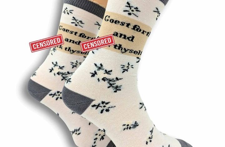 Goest Forth and F*ck Thyself Socks - Size 4 - 8