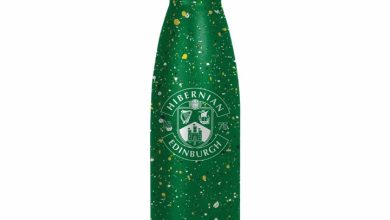 Hibernian FC Paint Splatter Water Bottle