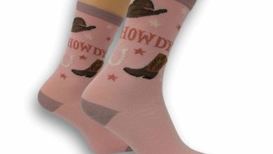 Howdy Cowgirl Socks - Size 4 - 8