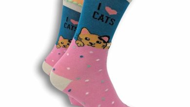 I Heart Cats Socks - Size 4 - 8