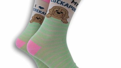 I Heart My Cockapoo Socks - Size 4 - 8