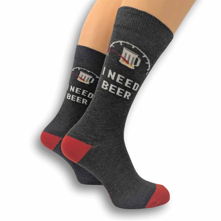 I Need Beer Socks – Size 7 – 11