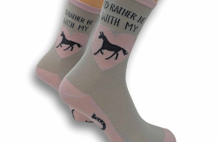 I'd Rather Be with My Horse Socks - Size 4 - 8