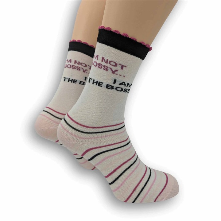 Im Not Bossy, I Am The Boss Socks – Size 4 – 8