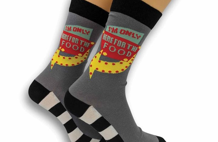 I'm Only Here For the Food Socks - Size 7 - 11