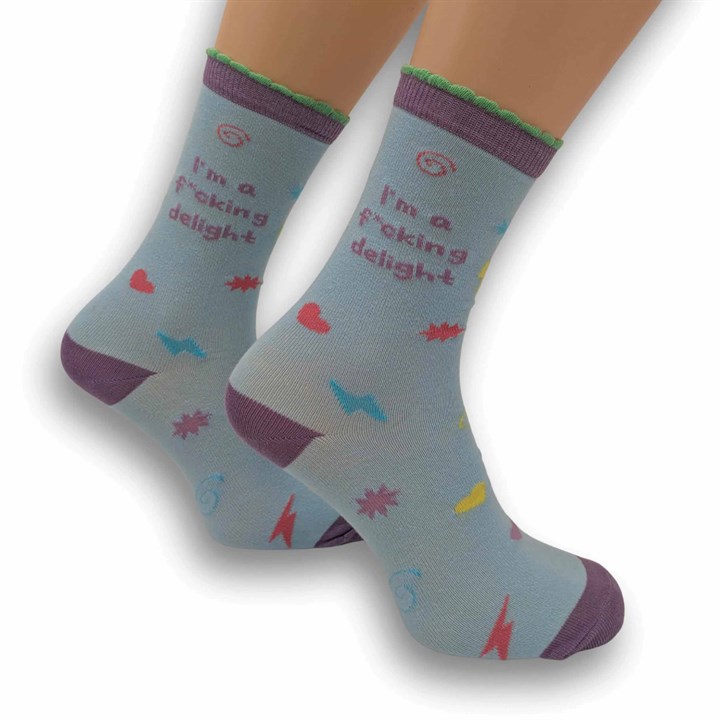 I’m a F*cking Delight Socks – Size 4 – 8