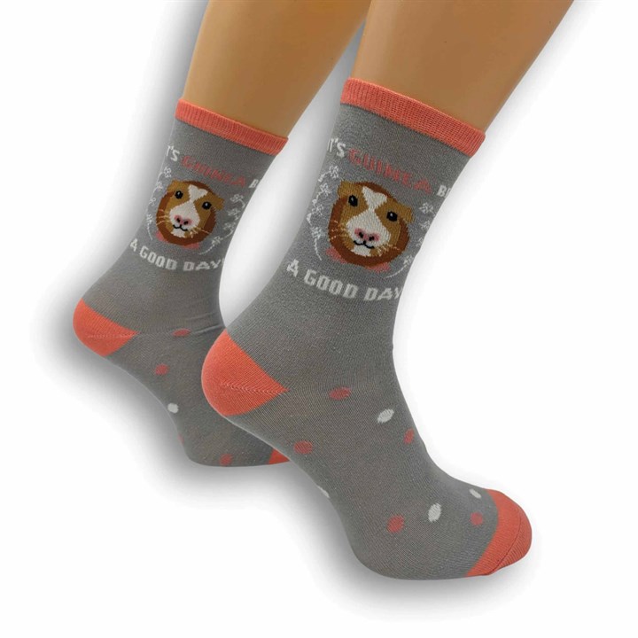 It’s Guinea Be a Good Day Socks – Size 4 – 8