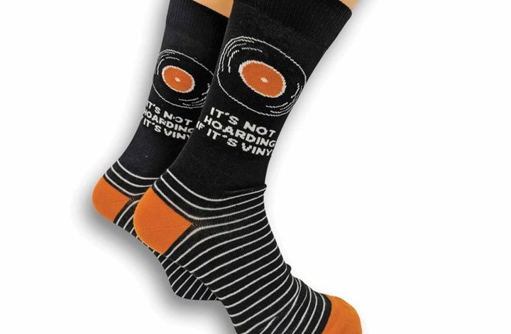 Its Not Hoarding If Its Vinyl Socks - Size 7 - 11