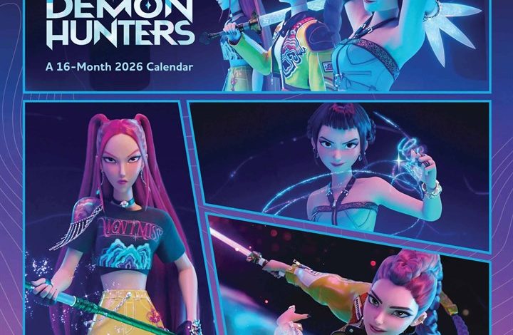 K Pop Demon Hunters Calendar 2026