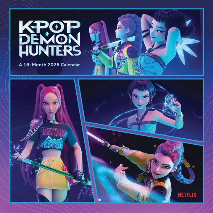 K Pop Demon Hunters Calendar 2026