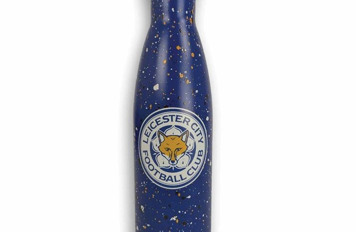 Leicester City FC Paint Splatter Water Bottle