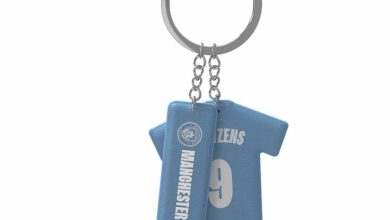 Manchester City FC 2 Icon Keyring