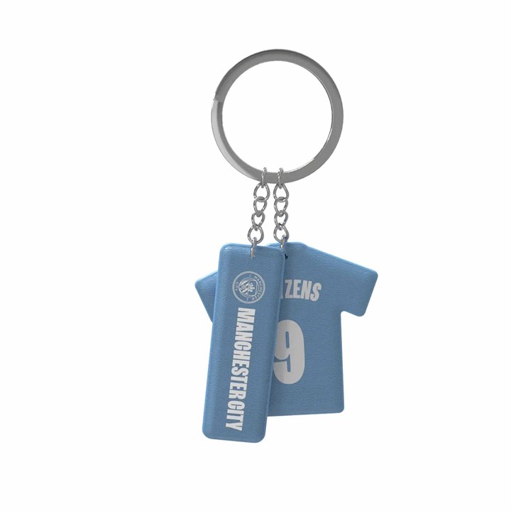 Manchester City FC 2 Icon Keyring