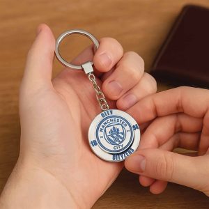 Manchester City FC Fidget Spinning Keyring
