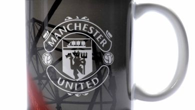 Manchester United FC Black Old Trafford Mug