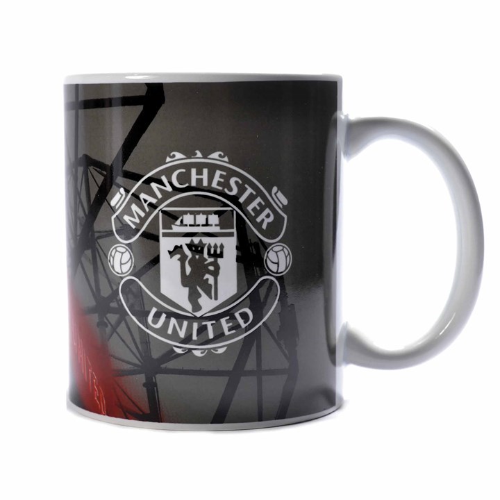 Manchester United FC Black Old Trafford Mug