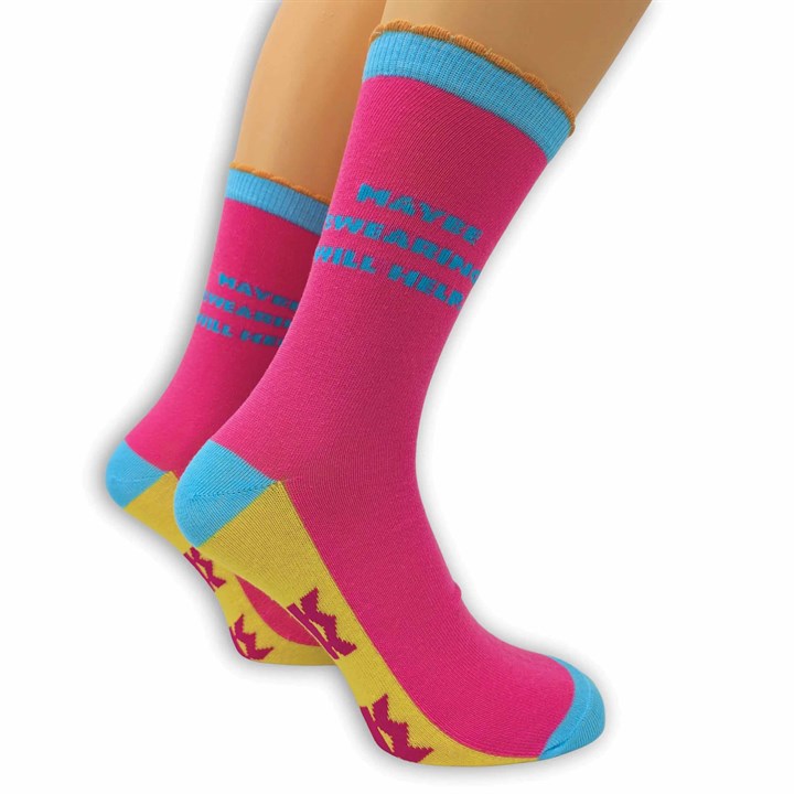 Maybe Swearing Will Help Socks – Size 4 – 8