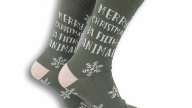 Merry Christmas Ya Filthy Animal Socks - Size 7 - 11