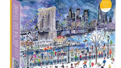 Michael Storrings Snowfall Over New York City 1000 Piece Jigsaw