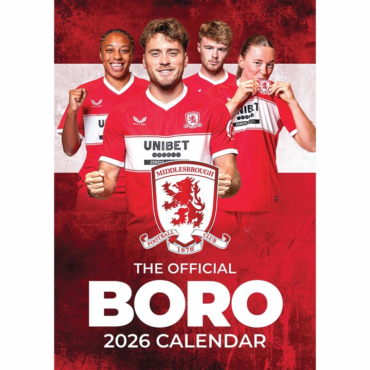 Middlesbrough FC A3 Calendar 2026