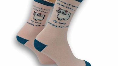 My Cat's Waiting for Me Socks - Size 4 - 8