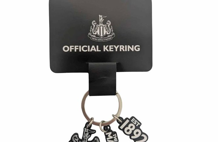 Newcastle United FC Charm Keyring