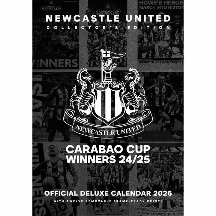 Newcastle United FC Collector’s Edition A3 Calendar 2026