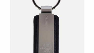 Newcastle United FC Leather Keyring