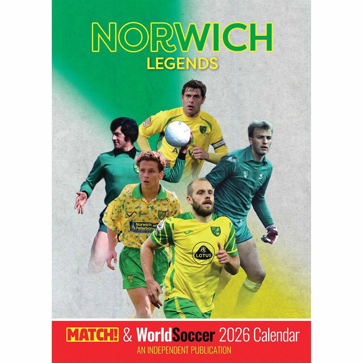 Norwich City FC Legends A3 Calendar 2026