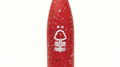 Nottingham Forest FC Paint Splatter Water Bottle