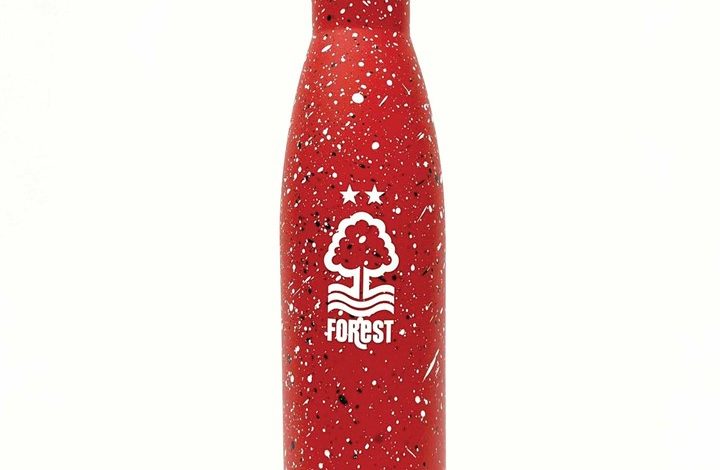 Nottingham Forest FC Paint Splatter Water Bottle