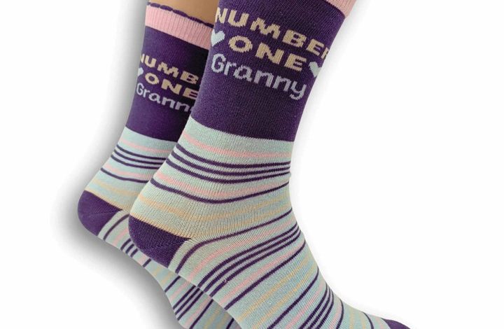Number One Granny Socks - Size 4 - 8