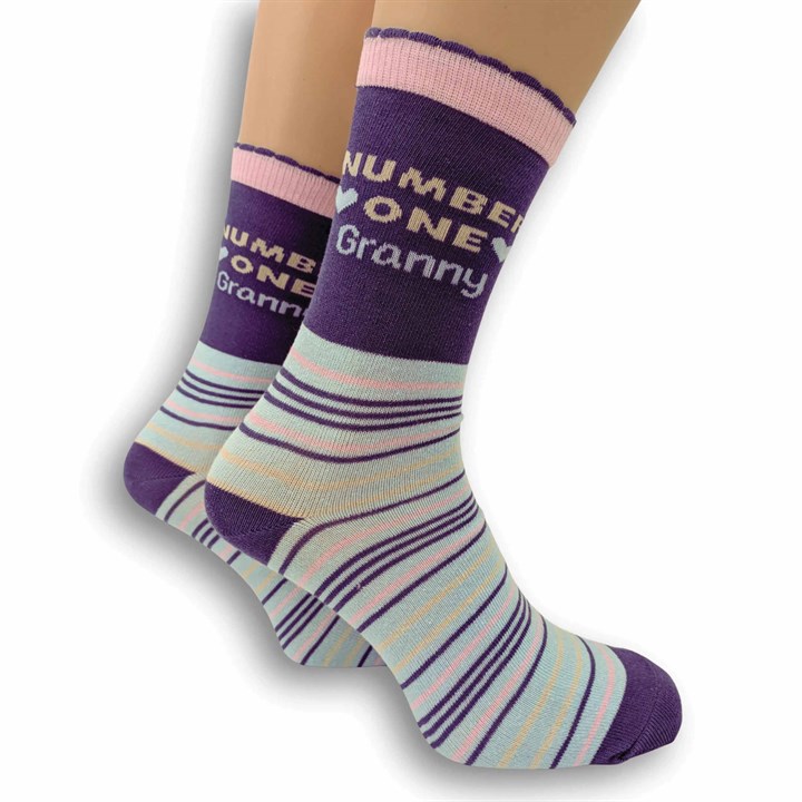 Number One Granny Socks – Size 4 – 8