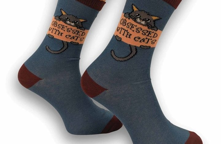 Obsessed with Cats Socks - Size 4 - 8