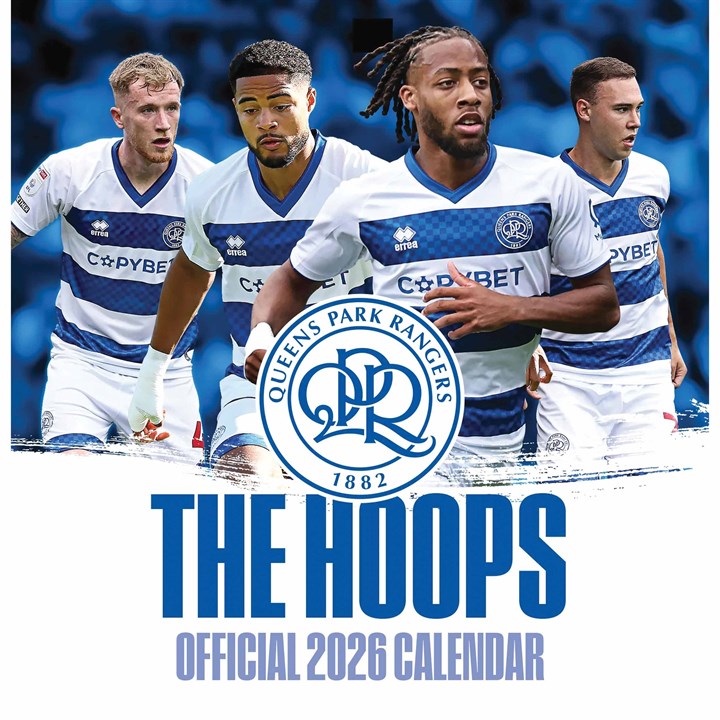 Queens Park Rangers FC Easel Desk Calendar 2026