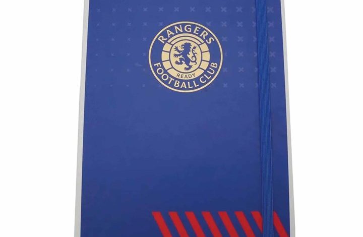 Rangers FC Gold Crest A5 Notebook