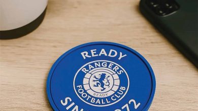 Rangers FC Text PVC Coaster