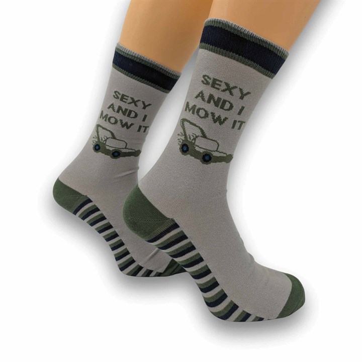 Sexy and I Mow It Socks – Size 7 – 11