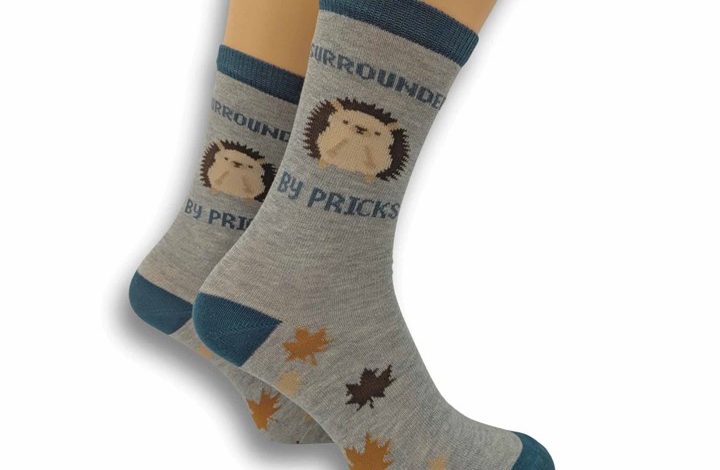 Surrounded By Pricks Socks - Size 4 - 8