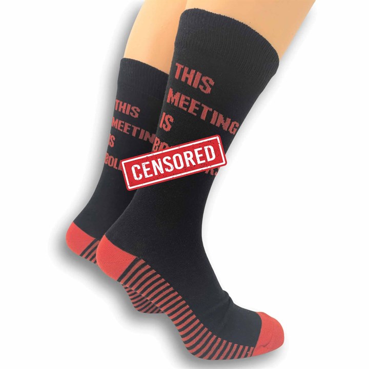 This Meeting is Boll*cks Socks – Size 7 – 11