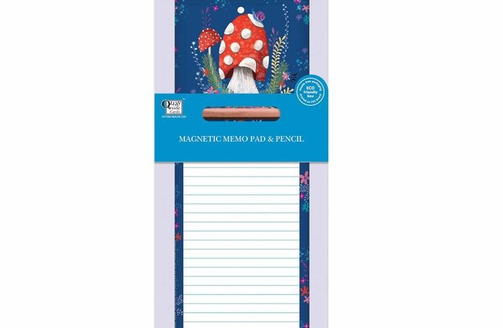 Toadstool Magnetic Memo Pad