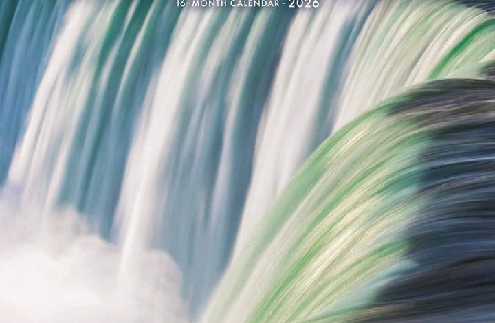 Waterfalls Calendar 2026