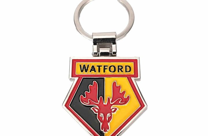 Watford FC Crest Shaped Keyring