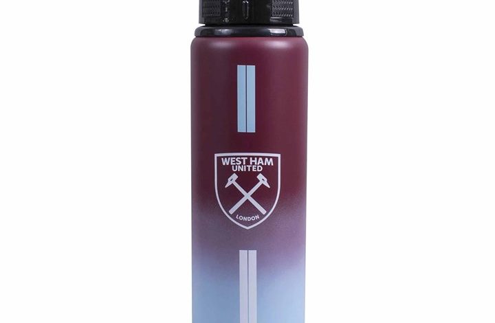 West Ham United FC Aluminium Fade Water Bottle