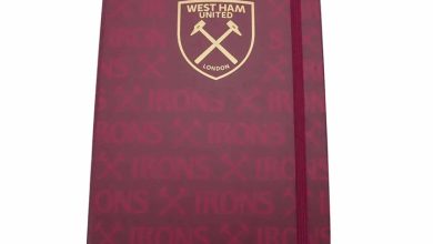 West Ham United FC Gold Crest A5 Notebook