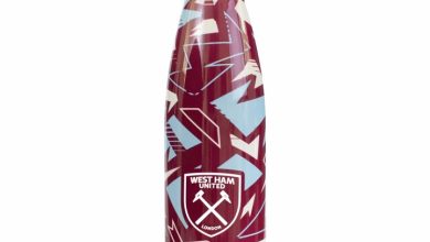 West Ham United FC Pattern Water Bottle