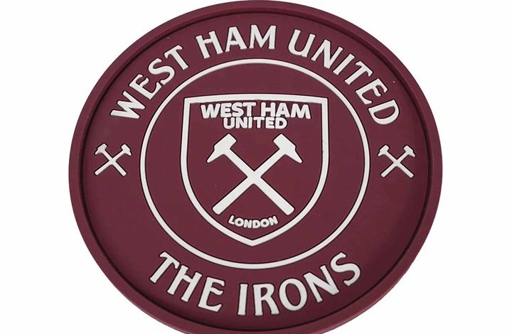 West Ham United FC Text PVC Coaster